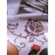 chemin de table LES ROSES 40x100 cm kit à broder royal paris prestige collection ref 9886351.02720