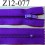 fermeture éclair longueur 12 cm couleur violet foncé non séparable largeur 2.5 cm glissière nylon largeur du zip 4 mm
