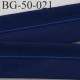 sangle biais ruban haut de gamme couleur bleu marine largeur 5 cm souple vraiment très solide prix au mètre