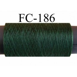 bobine de fil mousse polyester texturé couleur vert longueur de la bobine 500 mètres fabriqué en France