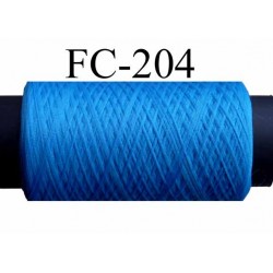 bobine de fil mousse polyester texturé couleur bleu longueur de la bobine 500 mètres fabriqué en France