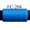bobine de fil mousse polyester texturé couleur bleu longueur de la bobine 500 mètres fabriqué en France