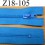 fermeture éclair longueur 18 cm couleur bleu non séparable largeur 2.5 cm glissière en nylon largeur 4 mm