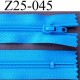 fermeture éclair invisible longueur 25 cm couleur bleu cassé non séparable largeur 2.3 cm glissière nylon largeur 4 mm