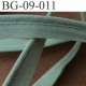 biais galon ruban passe poil en coton couleur vert avec cordon coton très solide largeur 9 mm vendu au mètre