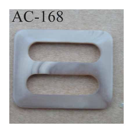 boucle anneau étrier plastique 36 mm pour sangle de 26 mm de large vendu à l'unité