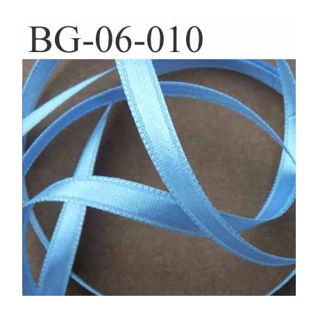 biais galon ruban satin brillant couleur bleu double face superbe largeur 6 mm prix au mètre