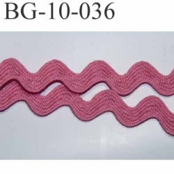 ruban galon croquet serpentine galon plat largeur 10 mm couleur rose prix du mètre