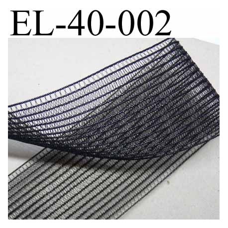 élastique plat fronceur à smock largeur 40 mm couleur noir prix au mètre