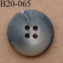 bouton 20 mm couleur noir gris beige marbré mat 4 trous diamètre 20 mm