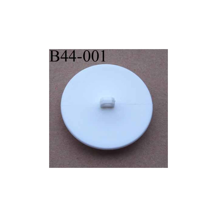 bouton  diamètre 44 mm  pvc couleur blanc accroche avec un anneau