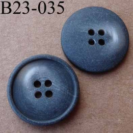bouton 23 mm  couleur gris marron dégradé mat 4 trous diamètre 23 millimètres