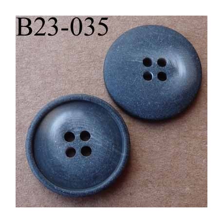 bouton 23 mm couleur gris marron dégradé mat 4 trous diamètre 23 millimètres