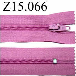 fermeture zip 15 cm couleur rose zip nylon non séparable
