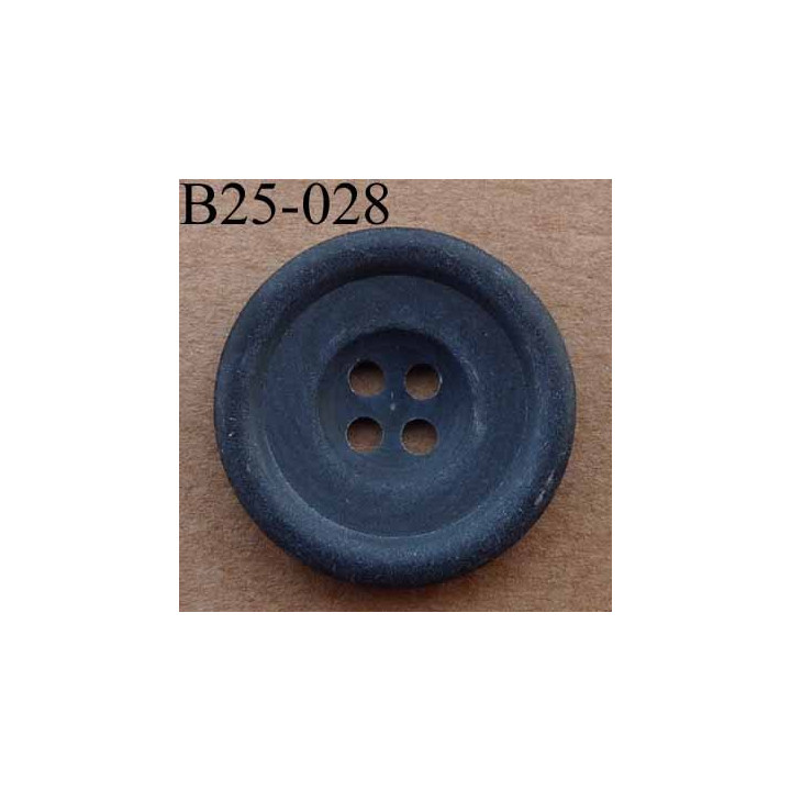 bouton 25 mm  couleur gris anthracite mat 4 trous diamètre 25 millimètres