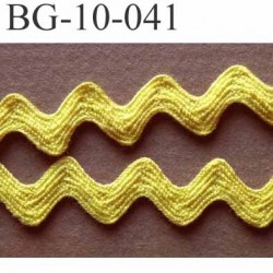 ruban galon croquet serpentine galon plat largeur 10 mm couleur jaune prix du mètre