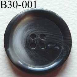 bouton diamètre 30 mm 4 trous couleur anthracite dégradé gris clai
