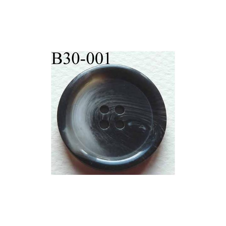 bouton diamètre 30 mm 4 trous couleur anthracite dégradé gris clair