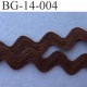 ruban galon croquet serpentine galon plat largeur 14 mm couleur marron prix au mètre