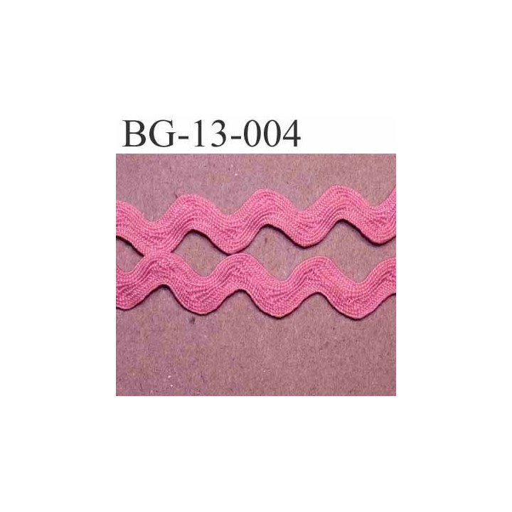ruban galon croquet serpentine galon plat largeur 13 mm couleur rose prix au mètre
