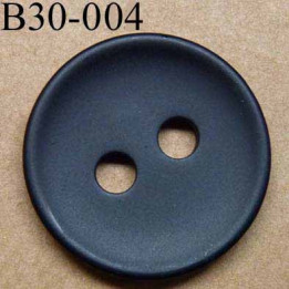 bouton 30 mm  couleur noir mat 2 gros trous (diamètre 5 mm) épaisseur 4 mm