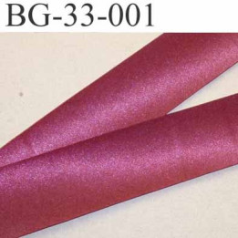 biais galon ruban satin couleur bordeaux brillant  largeur 33 mm prix au mètre