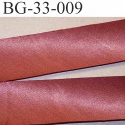 biais galon ruban satin couleur vieux rose brillant largeur 33 mm prix au mètre