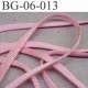 galon cordon ruban a plat largeur 6 mm épaisseur 1.3 mm couleur rose lumineux très solide prix au mètre