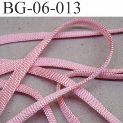 gallon cordon ruban a plat largeur 6 mm épaisseur 1.3 mm couleur rose lumineux très solide prix au mètre