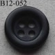 bouton diamètre 12 mm 4 trous couleur marine diamètre 12 mm