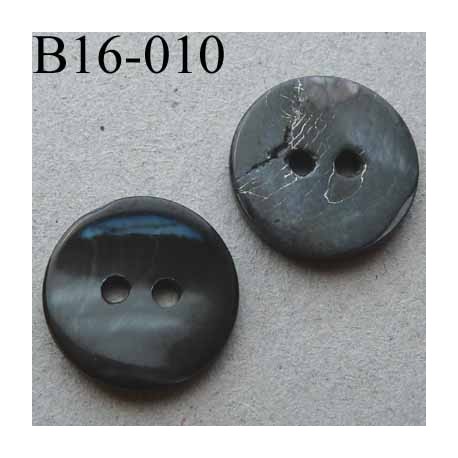 bouton diamètre 16 mm 2 trous couleur anthracite effet granit diamètre 16 mm