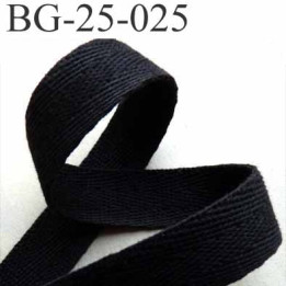 biais sergé 25 mm coton souple et doux galon ruban couleur noir  très solide largeur 25 mm prix au mètre