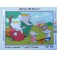 canevas 30X40 marque ROYAL PARIS thème babar en famille dimension 30 centimètres par 40 centimètres 100 % coton