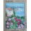 canevas 30x40 marque MARGOT CREATION DE PARIS thème mer et lauriers roses dimension 30 cm par 40 cm 100 % coton
