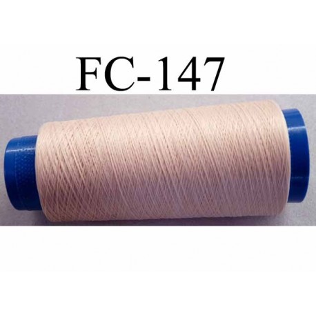 cone de fil mousse polyamide fil n°120 couleur chair peau longueur du cone 1000 mètres fabriqué en France