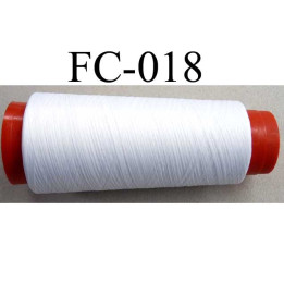 DESSTOCKAGE CONE de fil mousse polyamide fil n° 120 couleur blanc  longueur de 2000 mètres bobiné en France