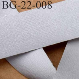 biais galon ruban couleur gris façon cuir ou simili  souple et doux très joli largeur 22 mm prix au mètre