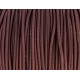 élastique cordon très belle qualité et très résistant couleur marron largeur 2,5 mm prix au mètre 