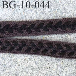 biais  galon ruban couleur marron style épis  de blé marron  superbe souple et doux largeur 10 mm prix au mètre