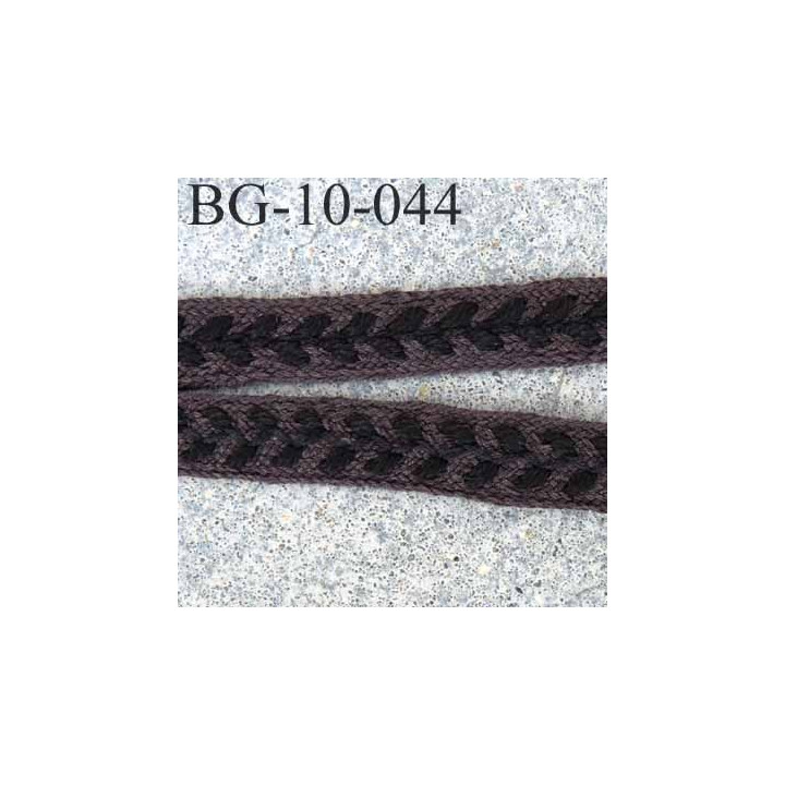 biais  galon ruban couleur marron style épis  de blé marron  superbe souple et doux largeur 10 mm prix au mètre