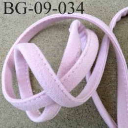 galon biais façon mousse très doux et très solide superbe souple largeur 9 mm  couleur rose épaisseur 4 mm prix au mètre