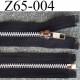 fermeture éclair longueur 65 cm couleur noir séparable zip métal largeur 3 cm largeur du zip 6 mm