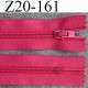fermeture zip de marque à glissière longueur 20 cm couleur rose non séparable largeur 2.5 cm glissière nylon largeur zip 4.2mm 