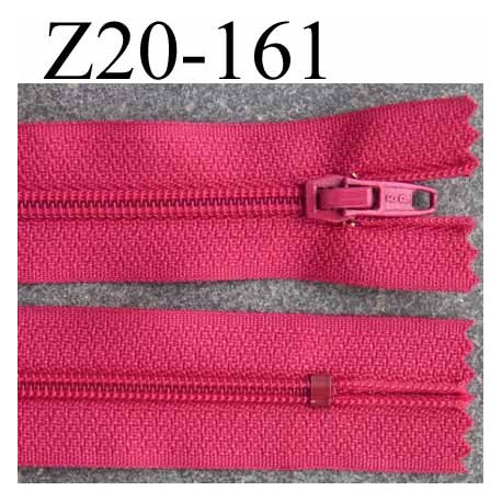 fermeture zip de marque à glissière longueur 20 cm couleur rose non séparable largeur 2.5 cm glissière nylon largeur zip 4.2mm 