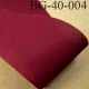 biais ruban galon a plat à plier en coton couleur rouge bordeau largeur 4 cm vendue au mètre