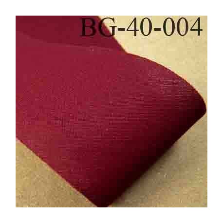 biais ruban galon a plat à plier en coton couleur rouge bordeaux largeur 4 cm vendue au mètre