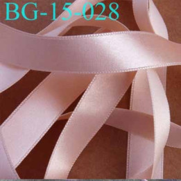 biais galon ruban satin couleur rose saumoné brillant lumineux double face très solide largeur 15 mm prix au mètre