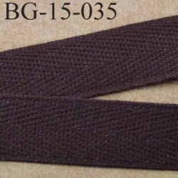 biais sergé 100 % coton superbe galon ruban couleur marron largeur 15 mm prix au mètre