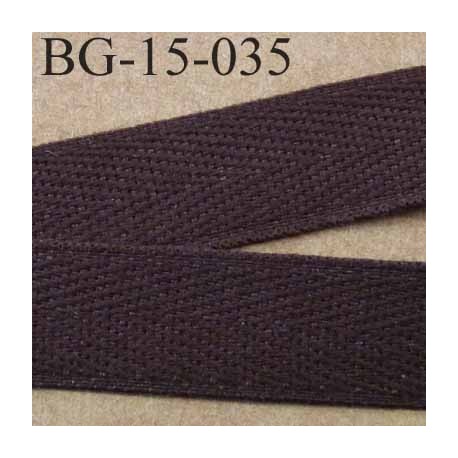biais sergé coton superbe galon ruban couleur marron largeur 15 mm prix au mètre