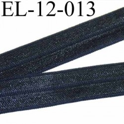 élastique noir plat fin souple largeur 12 mm, utilisé pour , tissus en lycra ou extensibles , polyester prix au mètre